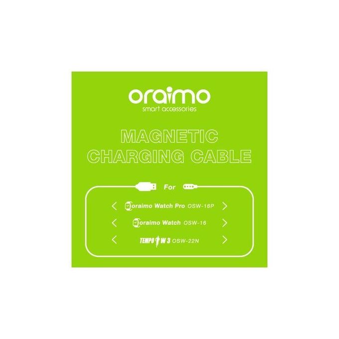 Câble de Charge Magnétrique Oraimo – Compatible Oraimo Watch Pro (OSW-16P) – Image 3