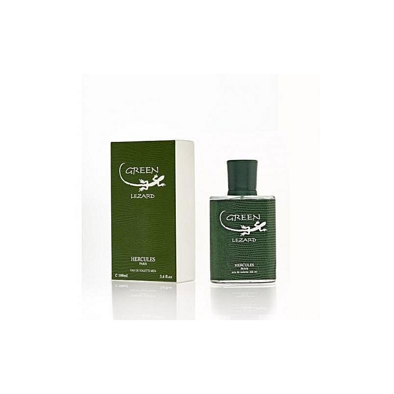 Eau de Toilette Hercules Paris Green Lezard – 100 ml, Fragrance Masculine et Fraîche