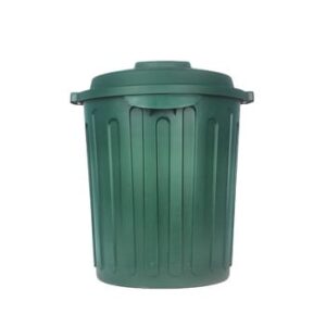 Poubelle / Bac à Ordures en Plastique Rigide avec Couvercle – Disponible en 60L et 100L