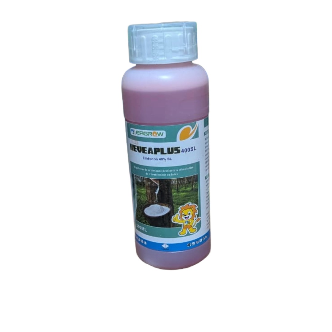 Stimulant pour Hévéa Heveaplus 400SL – Éthéphon 40% SL, Régulateur de Croissance pour Écoulement du Latex, Flacon 500 ml