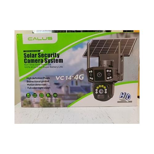 Caméra de Surveillance Solaire 4G CALUS VC 14-4G – 12MP Ultra HD, Vision Nocturne Couleur & Sans Wi-Fi – Image 2