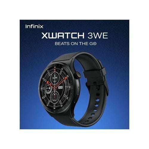 Montre Connectée Infinix XWatch 3 WE – Écran 1.43 Pouces, Appels Bluetooth Clairs, Suivi de Santé Complet, Étanchéité IP68, Noir – Image 2